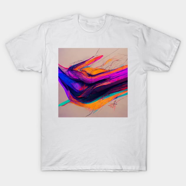 Minimal Abstract Lines #2 T-Shirt by endage